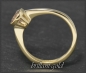 Preview: Gold Ring mit 0,71ct Brillant, champagner & VS1